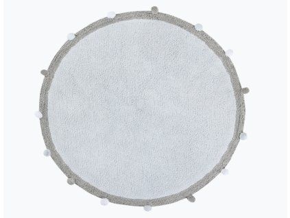 Covor rotonda Bubbly Blue