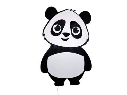 Lampă de copii LED din lemn Panda