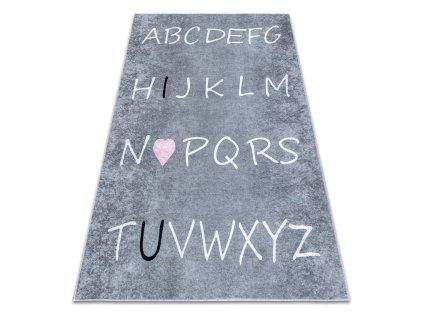 Covorul Alphabet are un design simplu perfect.