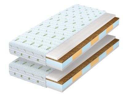 Saltea din spumă Nizios cu cocos 80x200