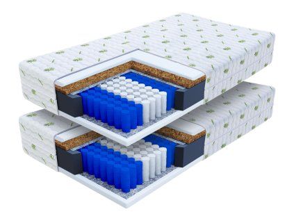 Saltea cu arcuri Hunt 80x200 cu cocos