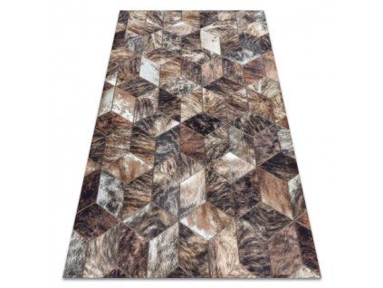 Covor patchwork maro stilat