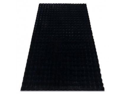 Covor negru Bubble 3D