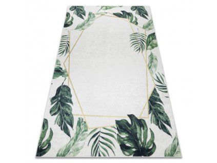 Covor verde-gri Monstera