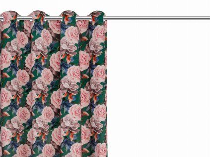 Perdeau din velur 140x250 - inchis
