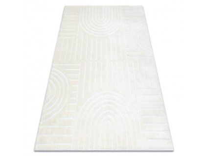 Covor geometric crem Mode