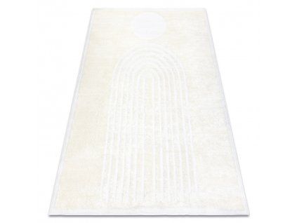 Covor geometric crem Mode
