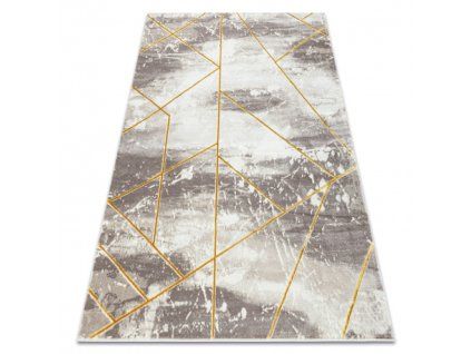 Covor geometric bej-auriu Core