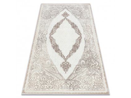 Covor bej texturat Ornament