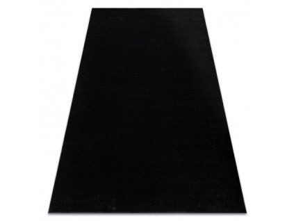 Covor dreptunghiular negru Softy