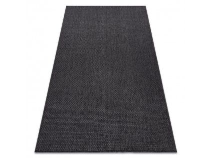 Covor dreptunghiular negru Timo