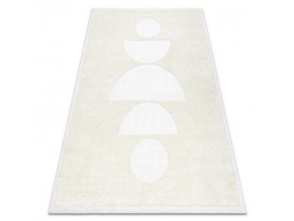 Covor geometric crem Mode