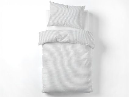 Lenjerie de pat gri Lines Grey