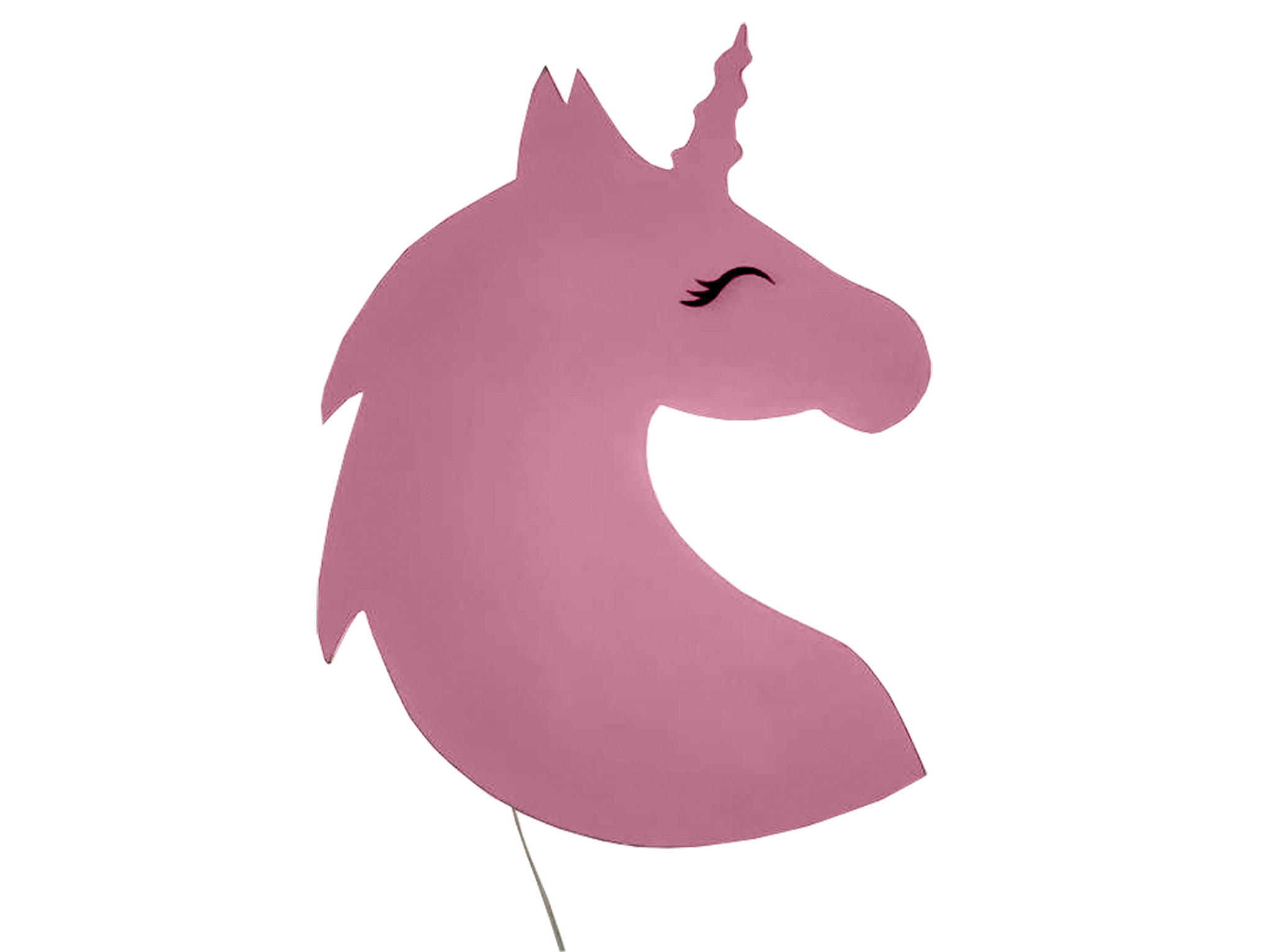 WW WW Lampă LED din lemn pentru copii Unicorn