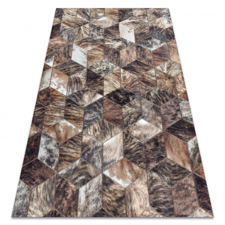 DW DW Covor dreptunghiular maro Patchwork Dimensiuni: 160x230 cm