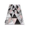 Covor tridimensional Alter în design gri-roz.