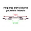 Reglarea fermității saltelei în zona lombară