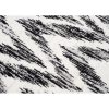 Covor de design alb-negro Strapo