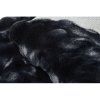 Covor rotund negru Bubble