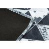 Covor patchwork alb-gri