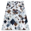 Covor patchwork gri-maro André