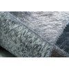 Covor dreptunghiular patchwork gri-negru