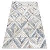 Covor patchwork gri-bej