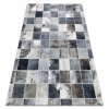 Covor patchwork alb-gri André