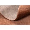 Covor rotund terracotta Softy