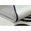 Covor geometric crem-negru Mode
