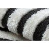 Covor geometric crem-negru Mode