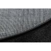 Covor rotund negru Softy