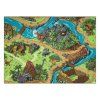 Covor antiderapant verde-gri Dino World