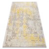 Covor ornamental texturat bej-auriu