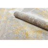 Covor ornamental texturat bej-auriu