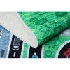 Covor antiderapant pentru copii verde-negru Miasto