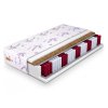 Saltea cu arcuri individuale și cocos Dax 120x200x24 - husă Lavender